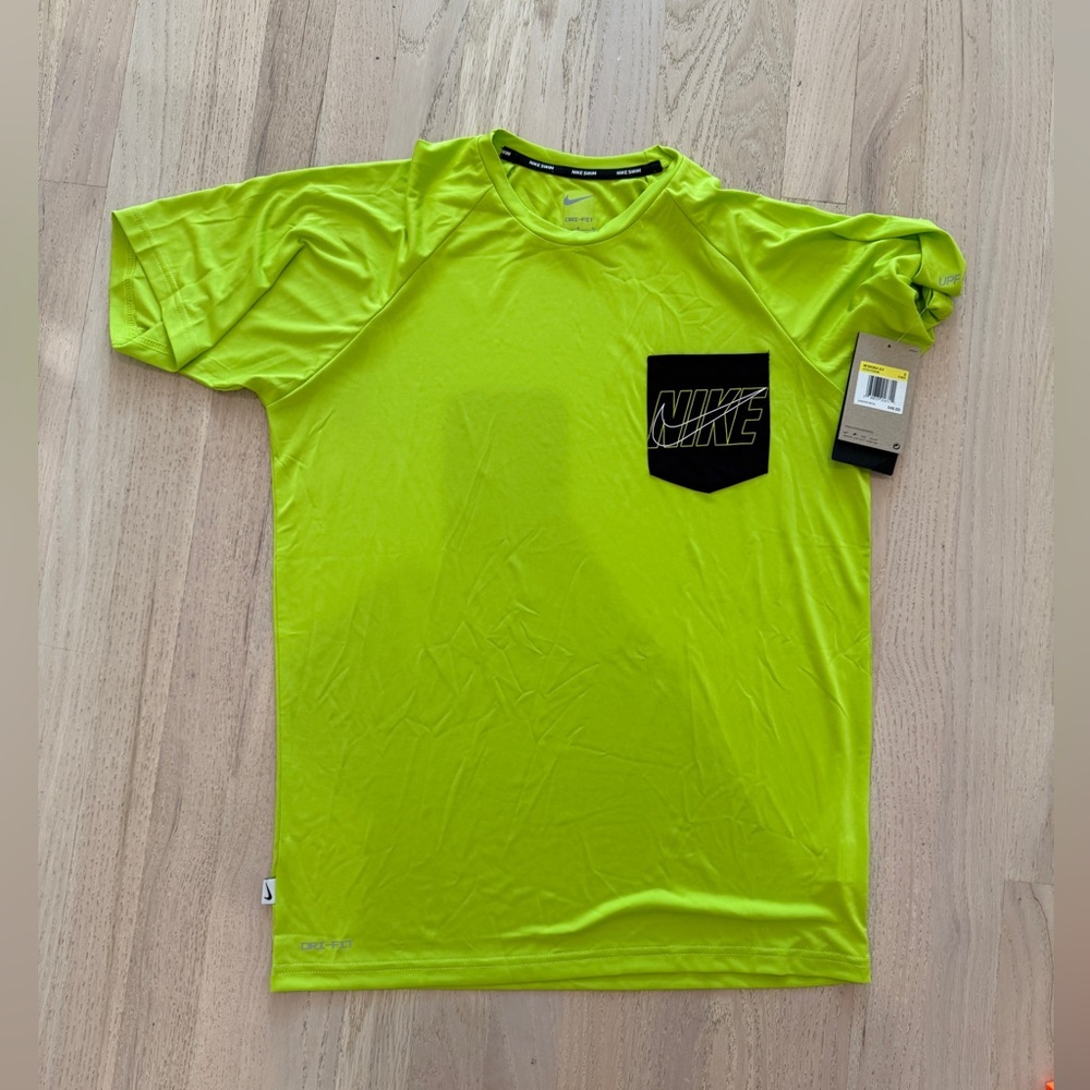 Nike Men's T-Shirt/Swim Shirt Pack - Orange, Green, Black - Picture 4 of 4